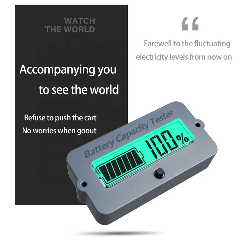 Baiway TY02K 80V50A High Precision Battery Monitor Charge and Discharge  Battery Level Indicator Battery Capacity Tester