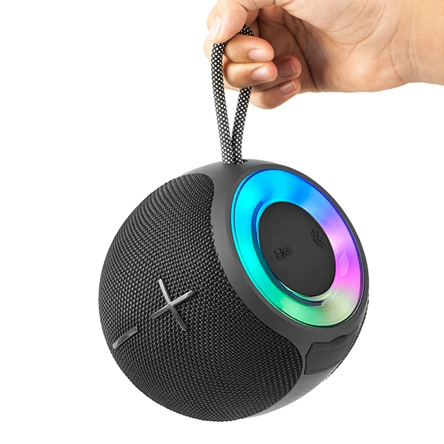 SODLK T26 BT Speaker Ball Round Mini Portable Outdoor With Rope Wireless  Speaker