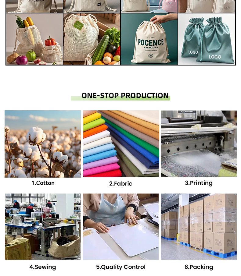 Wholesale Small Muslin Drawstring Dust Bag Flannel Fabric Pouch With Logo for Jewelry Candle Sachet Packaging Bulk