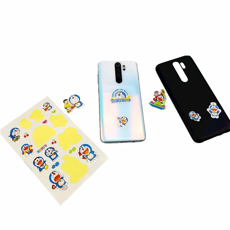 Popular Animation Anime Cartoon Decorative Labels Paper Doraemon Stickers for Laptop Luggage Hydroflasks Car Motorcycle Phone