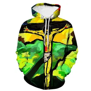 Autumn Winter Digital Fleece Hooded Sweatshirt Loose Regular Sleeve Patch Pocket Pullover Anti-Pilling Stylish Men's Hoodie