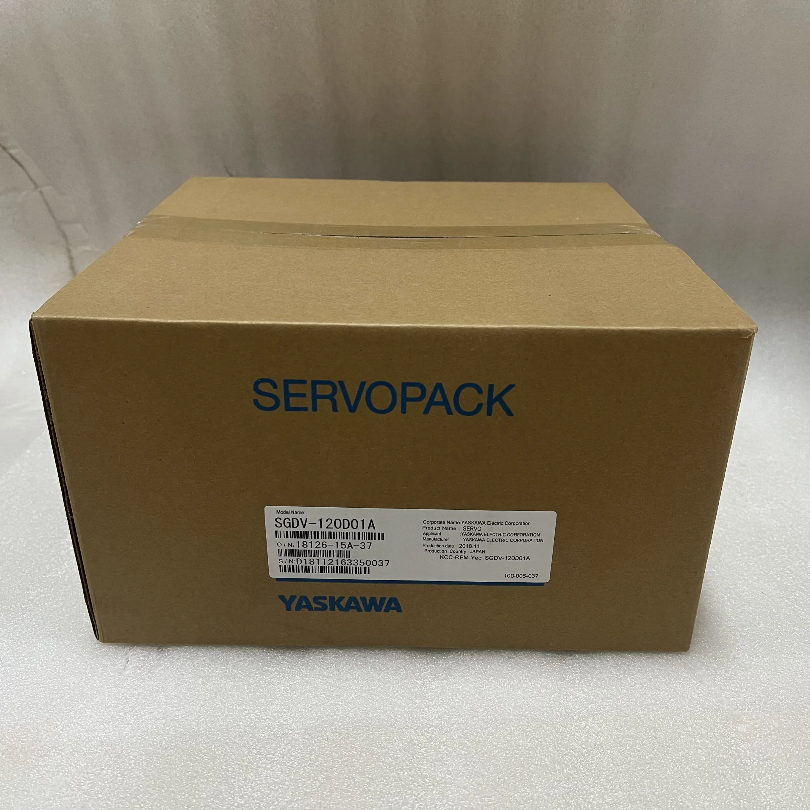 Yaskawa AC Servo Drive SGDV-120D01A Yaskawa AC Servo Drive SGDV-120D01A