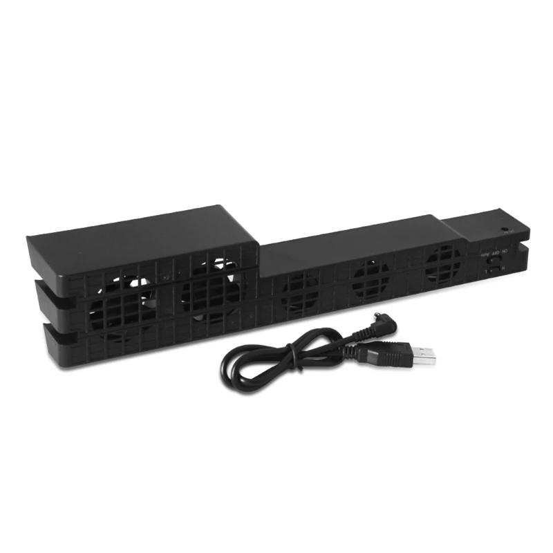 PS4 Pro Cooling Fan External Turbo Cooler (USB) Black for