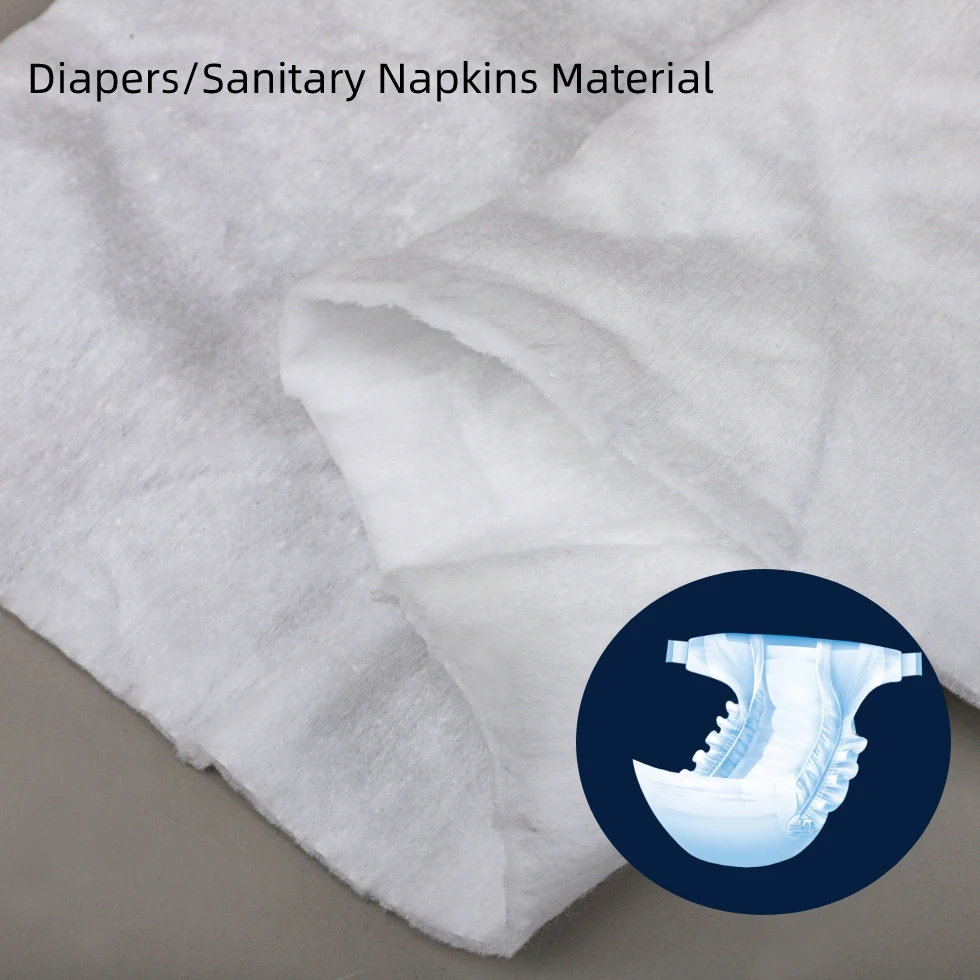 Medical Grade Wet Wipes/diapers/sanitary Napkins Raw Materials Spunlace Nonwoven Fabric