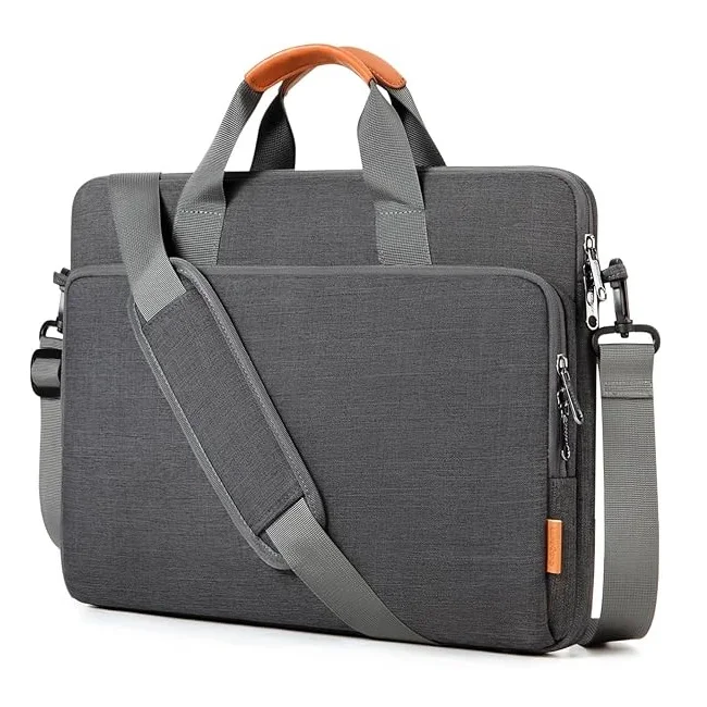 Laptop Case Bag With Edge Protection For 15.6 16 17 17.3 14 13 13.6 Inch Computer Shoulder Carrying Briefcase