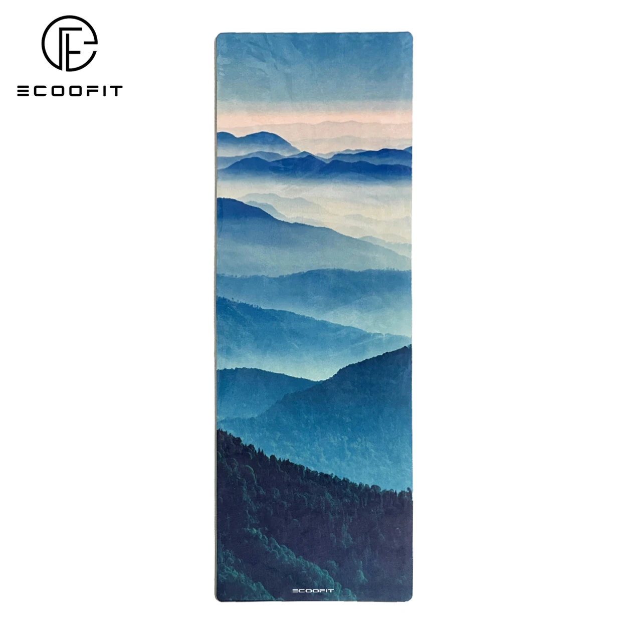 Sunset Distant Mountains Custom Printed Washable Yoga Mats China Wholesale Exercise Mat Yoga Nonslip Disposable Yoga Mats