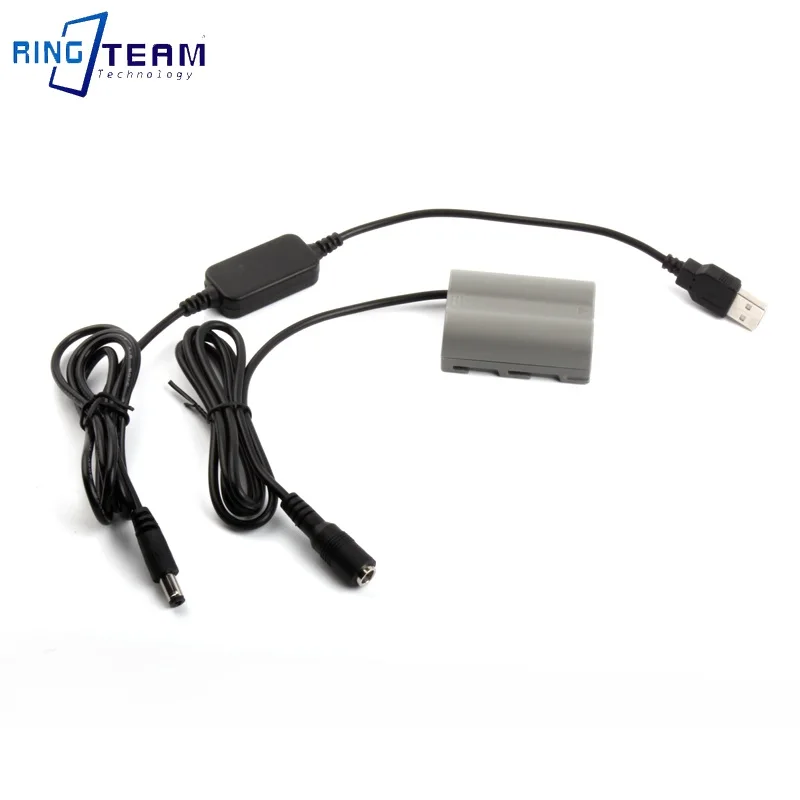 Straight Cable 8V USB Power Cable+EN-EL3E Dummy Battery EL3E for Nikon D50 D70 D70S D80 D90 D100 D200 details