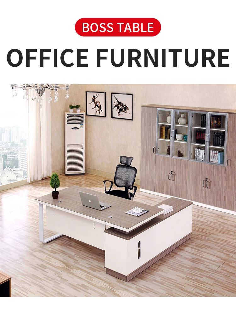 Practical Furniture Executive Modern Office Table L Shaped Computer ...