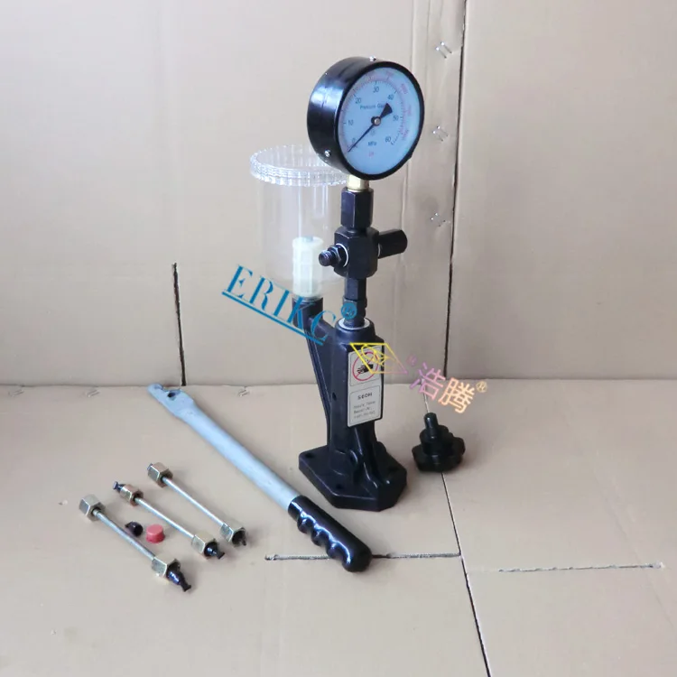 ERIKC Fuel Injector Nozzle Testing Tool S60H Auto Nozzle Diagnostic Device S80H Common Rail Injection Nozzle Calibration