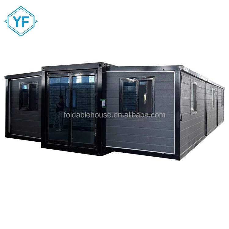 20ft 40ft Folding Expandable Container House Modular Prefab Office ...