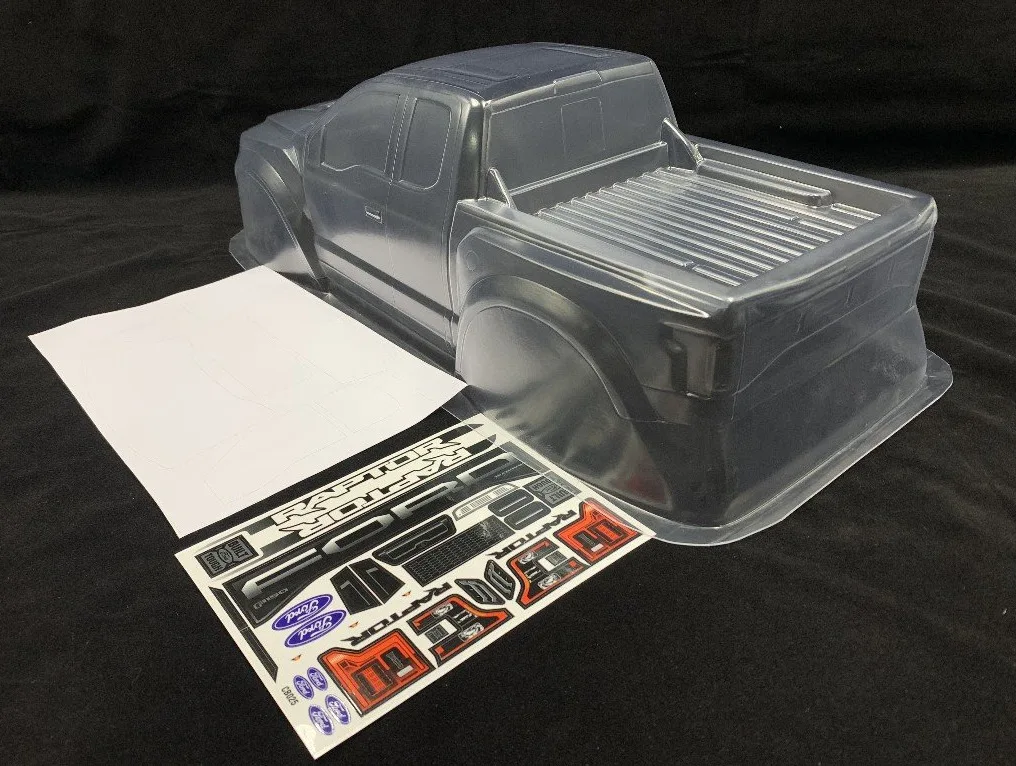 F150 Raptor With Shell 1/8 RC F150 Raptor Body Shell for 1/10 Scale Monster Truck - Perfect ...