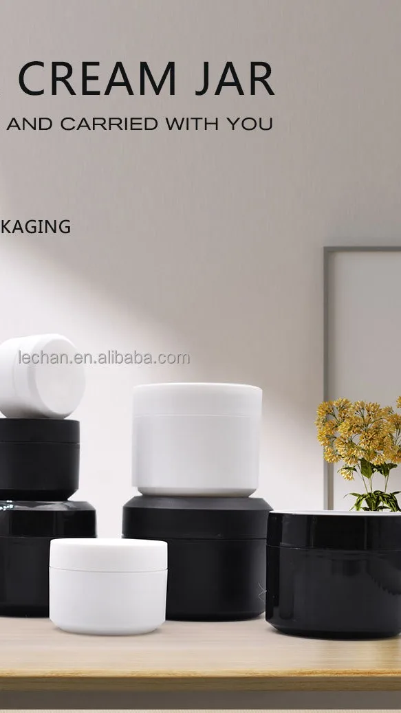 Low Price Custom Color Logo Pp Material Cream Jar Plastic Plastic Nail