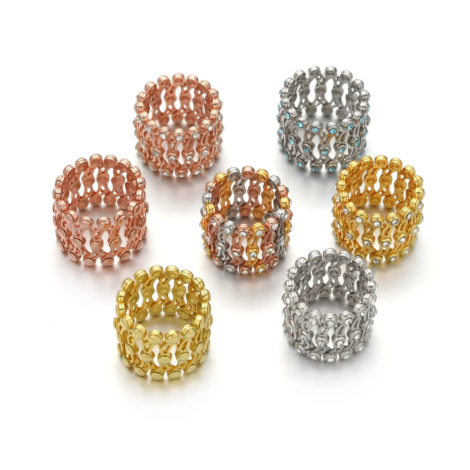 Two in One Creative Scalable Ring & Bracelet 925 Silver 4A Zirconia Adjustable Gold Plated Foldable Bracelet 2025 DIY Jewelry