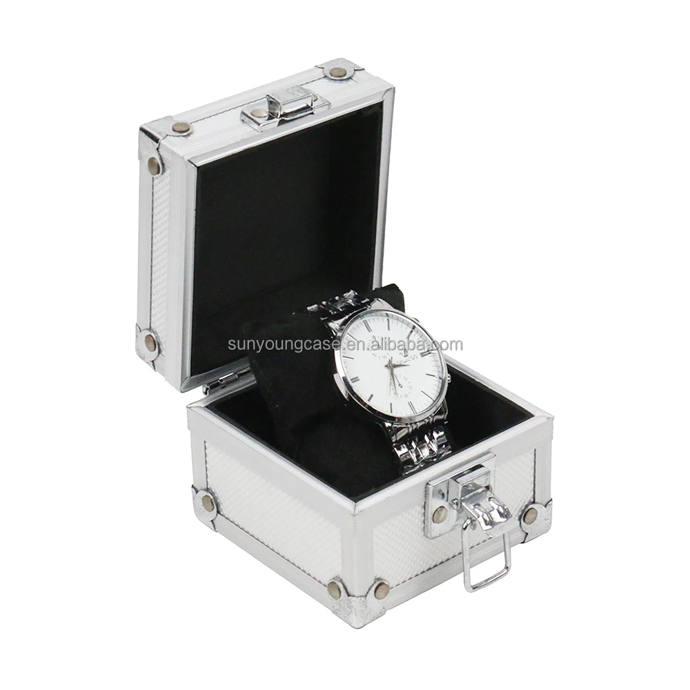 Customized Size Storage Carrying Aluminum Watch Case/box With