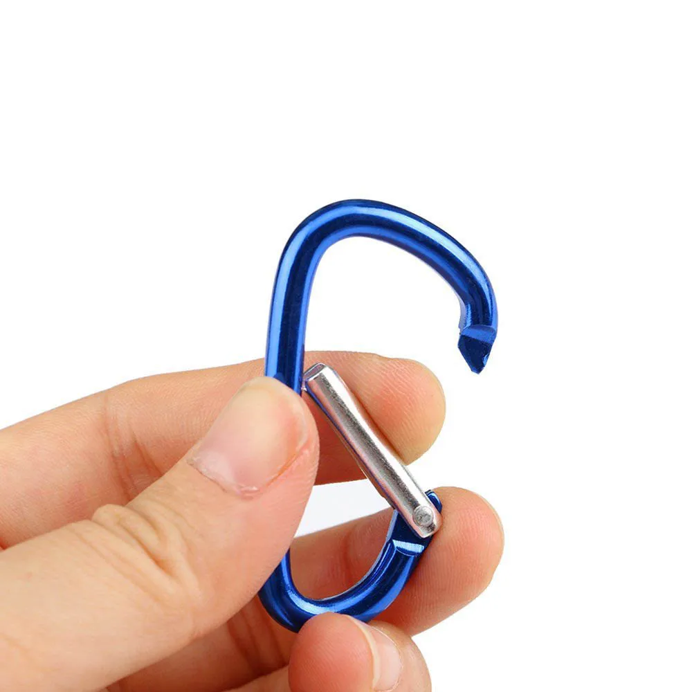 2 Inch Carabiner for Strap Metal Small Hooks Karabiner Backpack Hooks Aluminum Hooks Keychain Mini Carabiner Clip