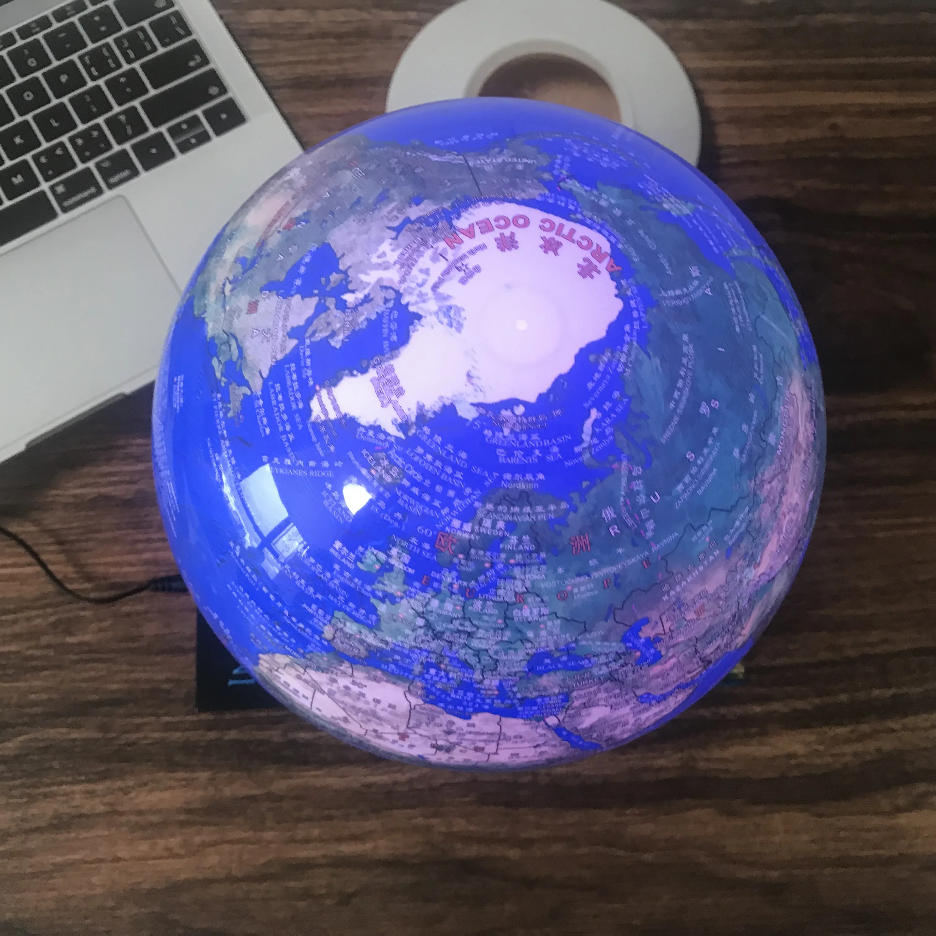 18cm Book Base Levitating Globe Fashion Gift School Teaching