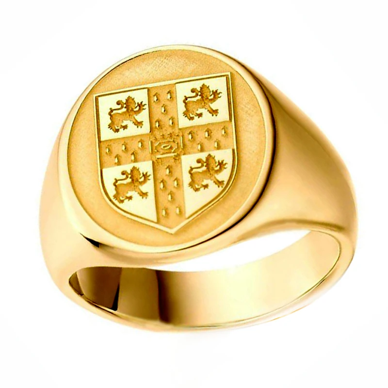 Wholesale Personalized Engraved Solid Gold Men Ring