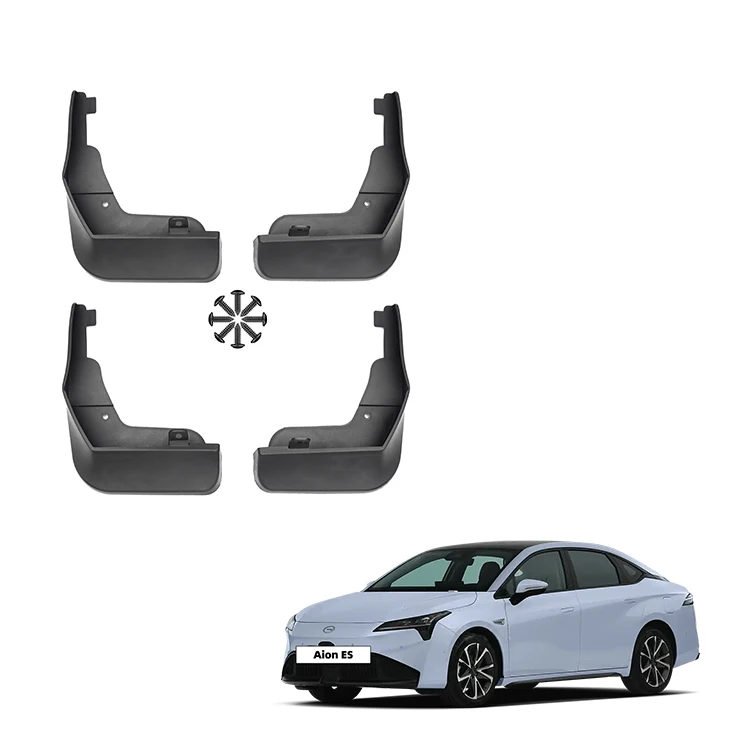 Parafanghi Auto per GAC Aion S Plus Accessori in Plastica PP Parafango Protezione Anteriore e Posteriore Parapioggia Auto Accessorio per Esterni
