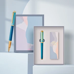 Wholesale Customizable Logo Business Signing Pen Conference Metal Stationery Gift Set Teachers' Day Gift