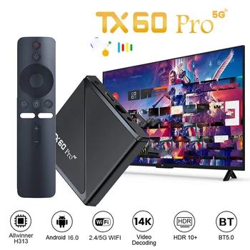 その他 Android TV box Android 16 TV Box 16GB 256GB Media Player 14K 2.4G/5G Dual WiFi