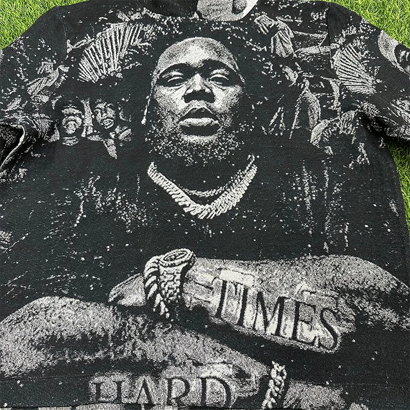 Custom Rap Hoodie Jacket Wholesale Jacquard Weave Rod Wave Tapestry