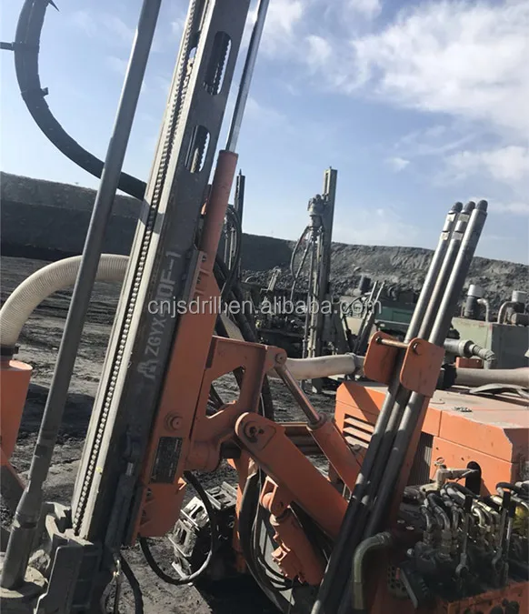 China Good Quality 412 Separated DTH drill rig for blast hole 80mm