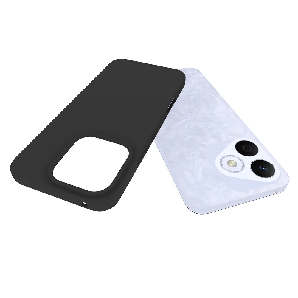 Cover con anello Honor X6b Supporto integrato Nero - Italiano