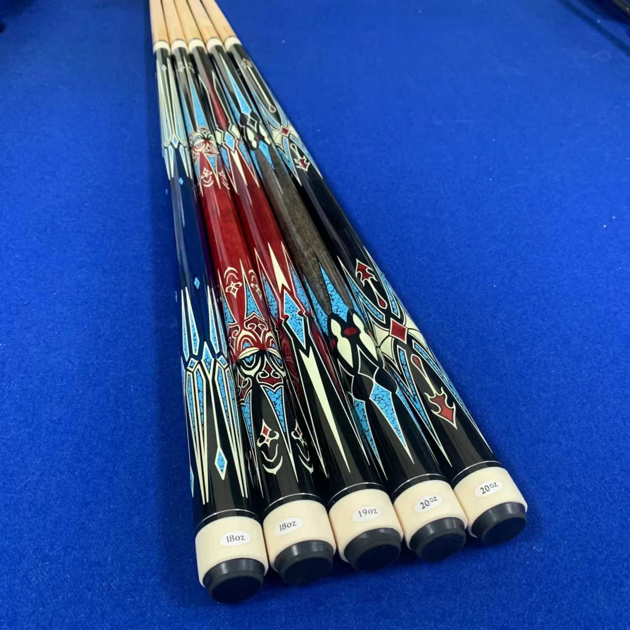 New Arrival 58inches Canadian Maple Wood 13mm Tip Billiard Pool Cue For