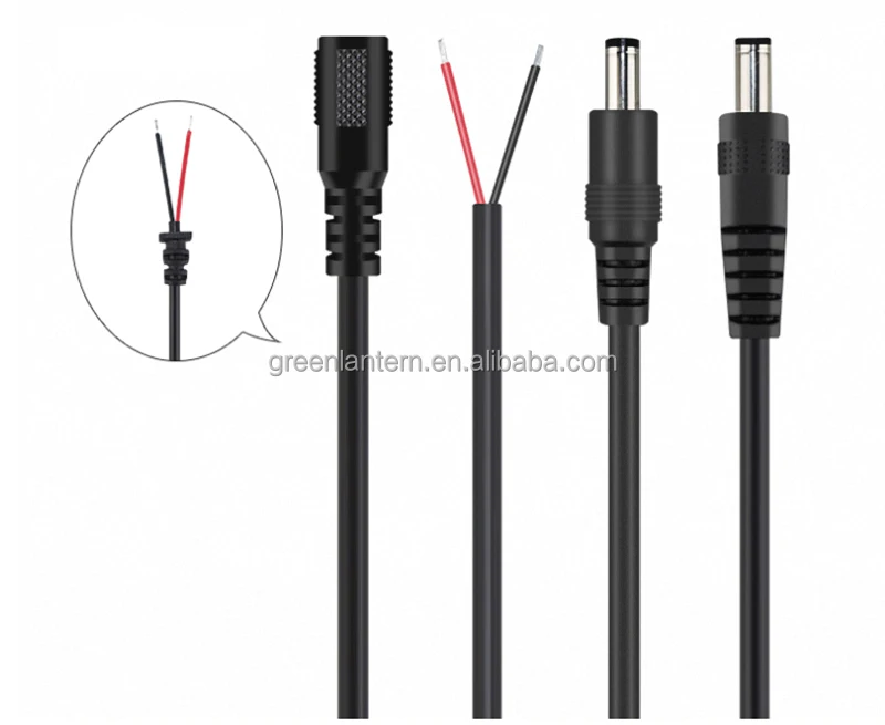 Cable Extensión DC 5.5x2.1 Mm 12V - 9 Metros, Pack De 2, Para Cámaras Seguridad, CCTV, LEDs
