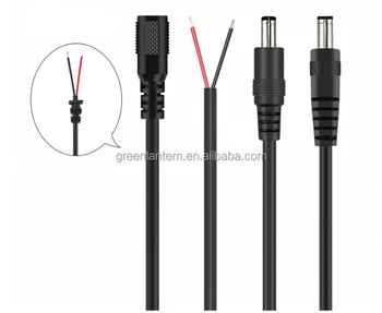 Cavo Di Prolunga DC 5.5x2.1 Mm Maschio A 5.5x2.5 Mm Femmina, 30 Cm, 22 AWG, Per Telecamere E Router