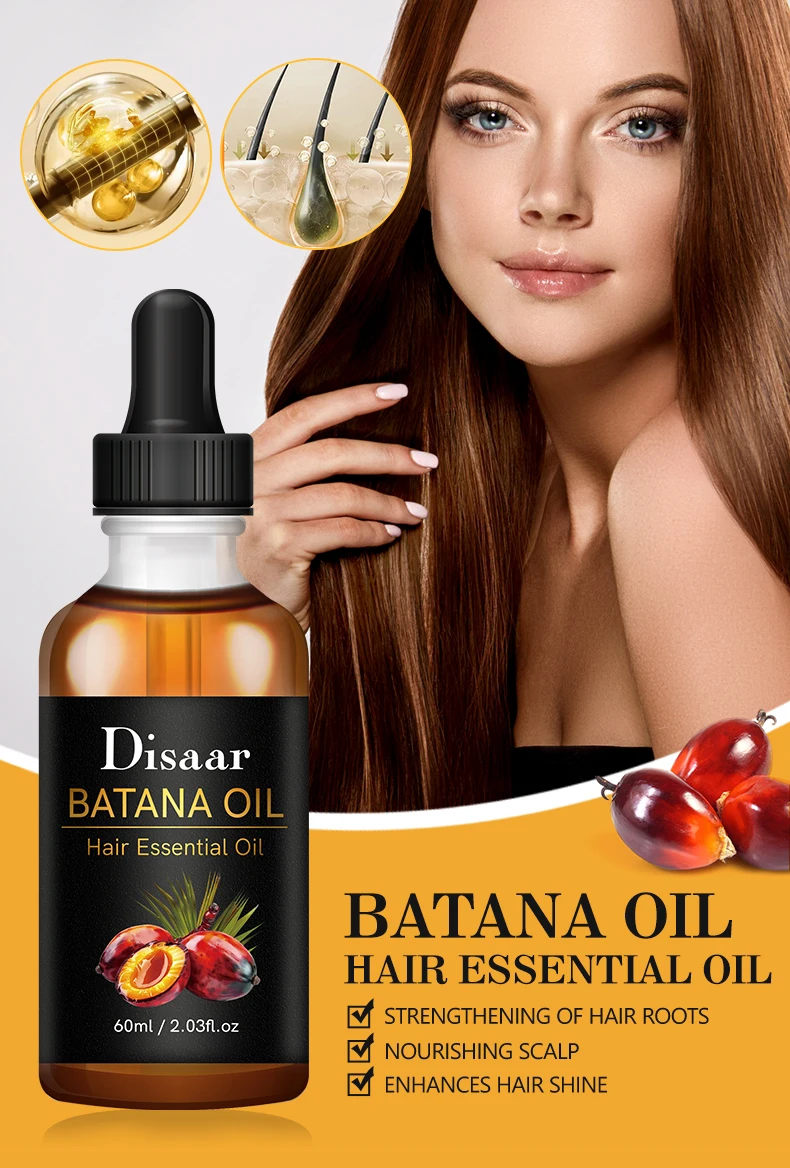 Oem Organic Batana Hair Serum Oil With Rosemary Nourishing Shiny Hair Care Moisturizer Products Manufacturers Private Label
