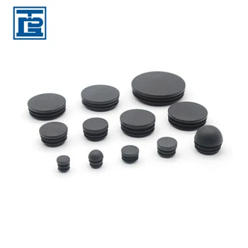 TONGDA Custom Multi-Style Plastic Flat Head Tube Plug Adjustable Thread Tube Plug Rubber Accessories and Rubber End Caps