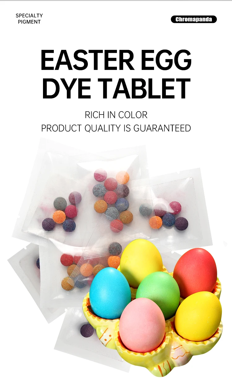 Chromapanda Factory Sale Edible Food Dye Pigment Tablets Easter Party Diy Food Pigment Tablets ...