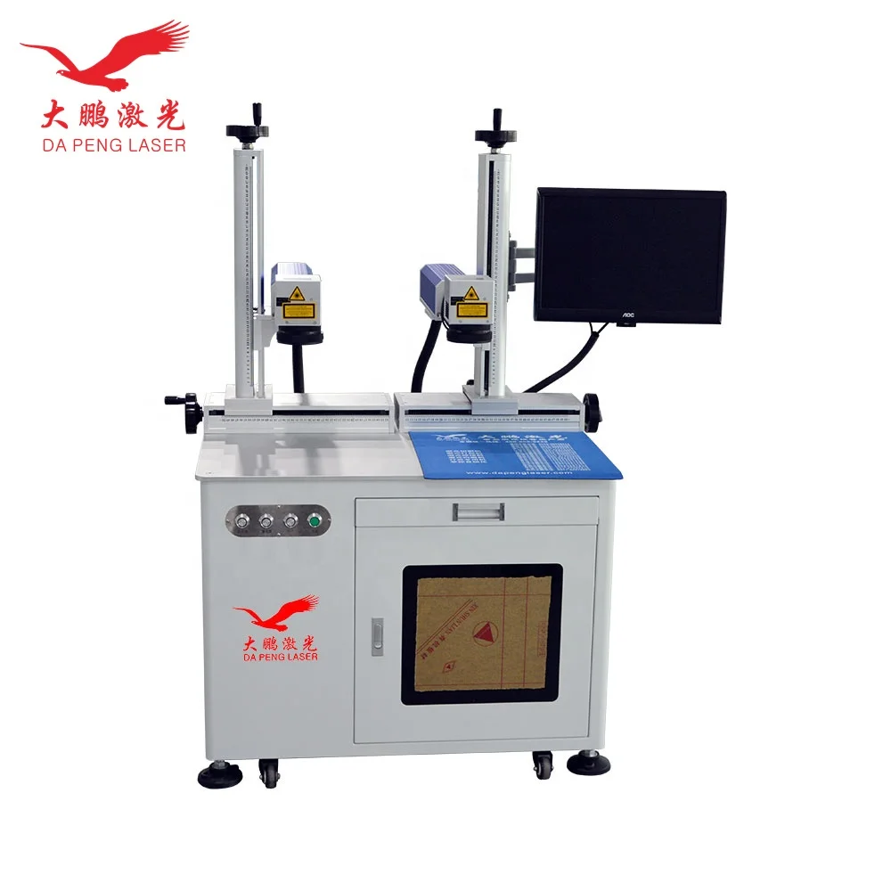 2023 Trending Products Desktop Memory Card Double Galvo Scanner Fiber Laser Carving Engraver Machine
