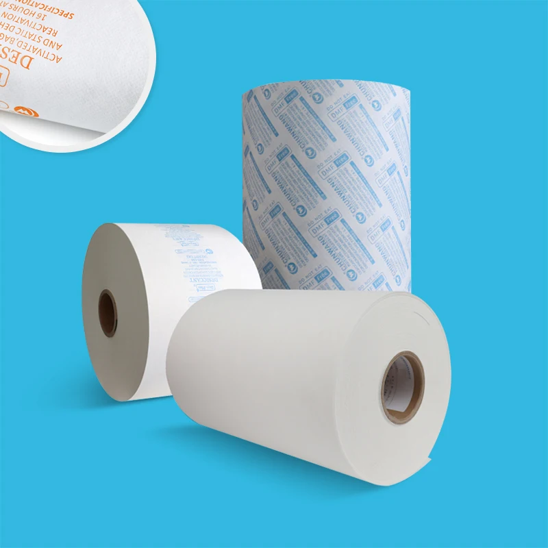 Factory Price Tymek Paper for Desiccant Packing Desiccant Paper Rolls