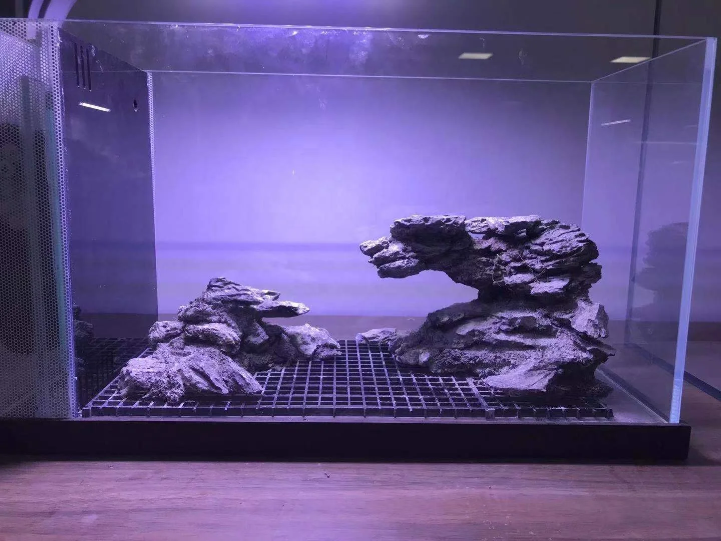 水槽水族館装飾パルダリウム用アクアスケーピングロック天然石盆栽