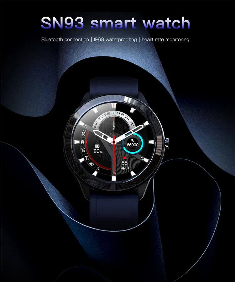 Eseed Sn93 Smart Watches Ip68 Waterproof Smartwatch Diy Watch Face App  Supports Gps Movement Watch For Men Women - Buy Ip68 Waterproof,Diy Watch  Face,Gps Movement Watch Product on Alibaba.com