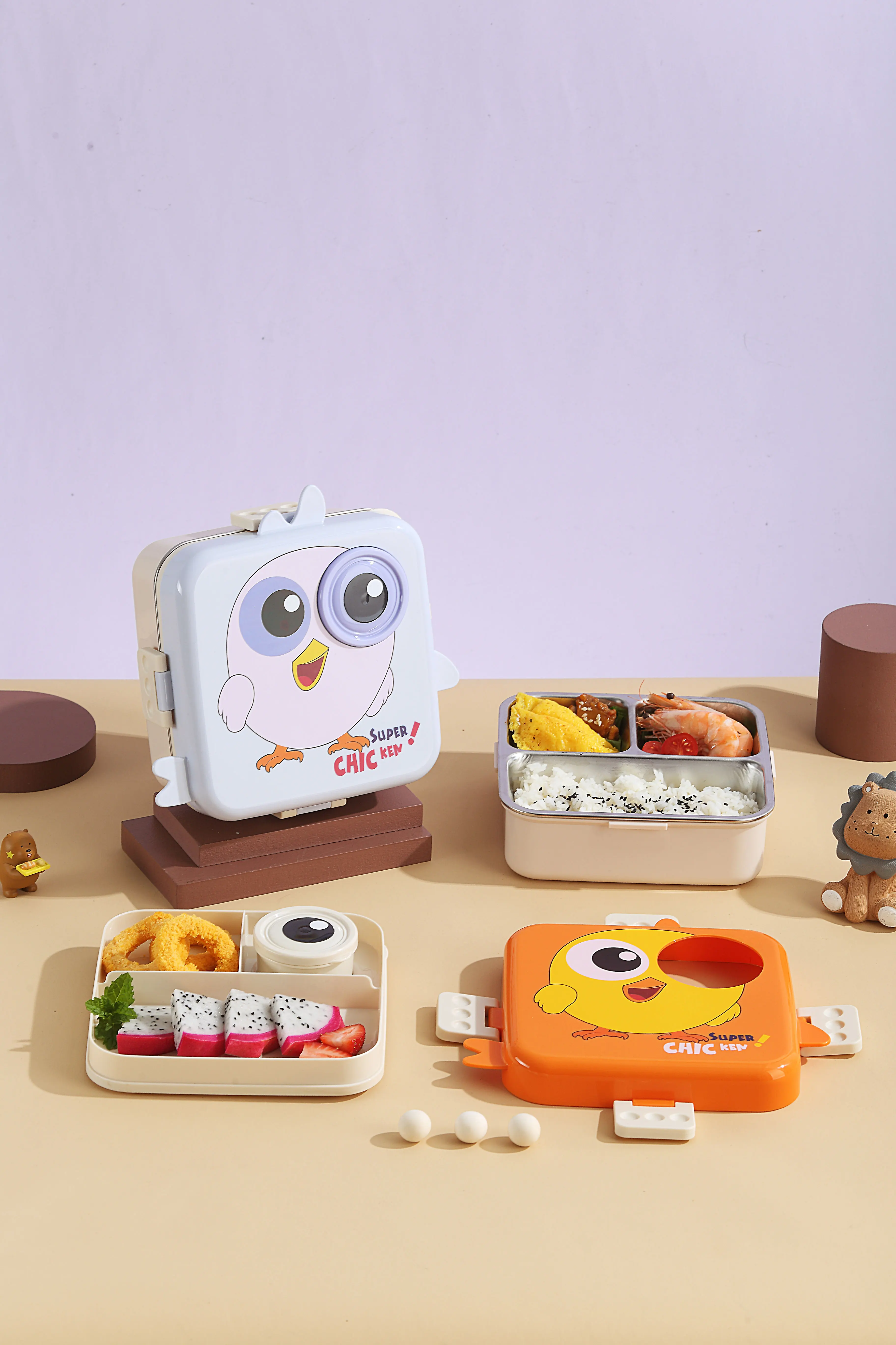 Chic Bento Lunch Box for Kids