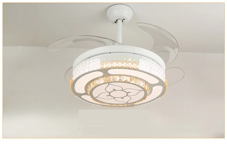 Modern ceiling fan light surface mounted led fan light with remote 42inch