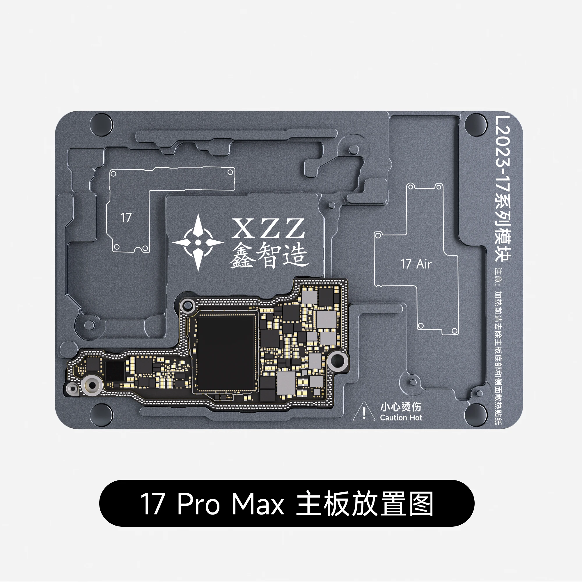XZZ L2023-17 iPhone 17/Air/Pro Max için Isıtma Platformu Modülü Ön