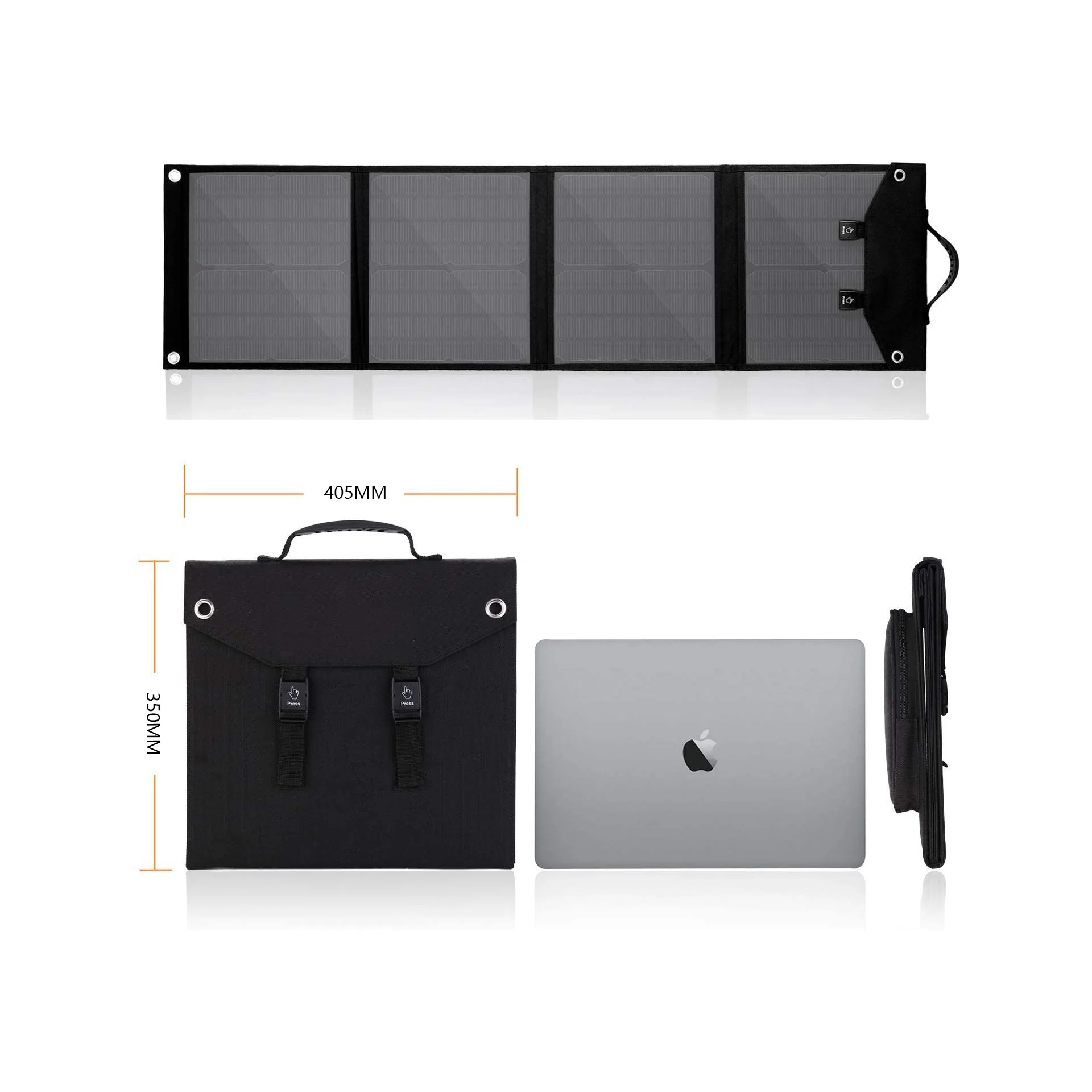 Портативное зарядное устройство на солнечной энергии 60 Вт 80 Вт 100 Вт 120 Вт гибкие солнечные панели для батареи