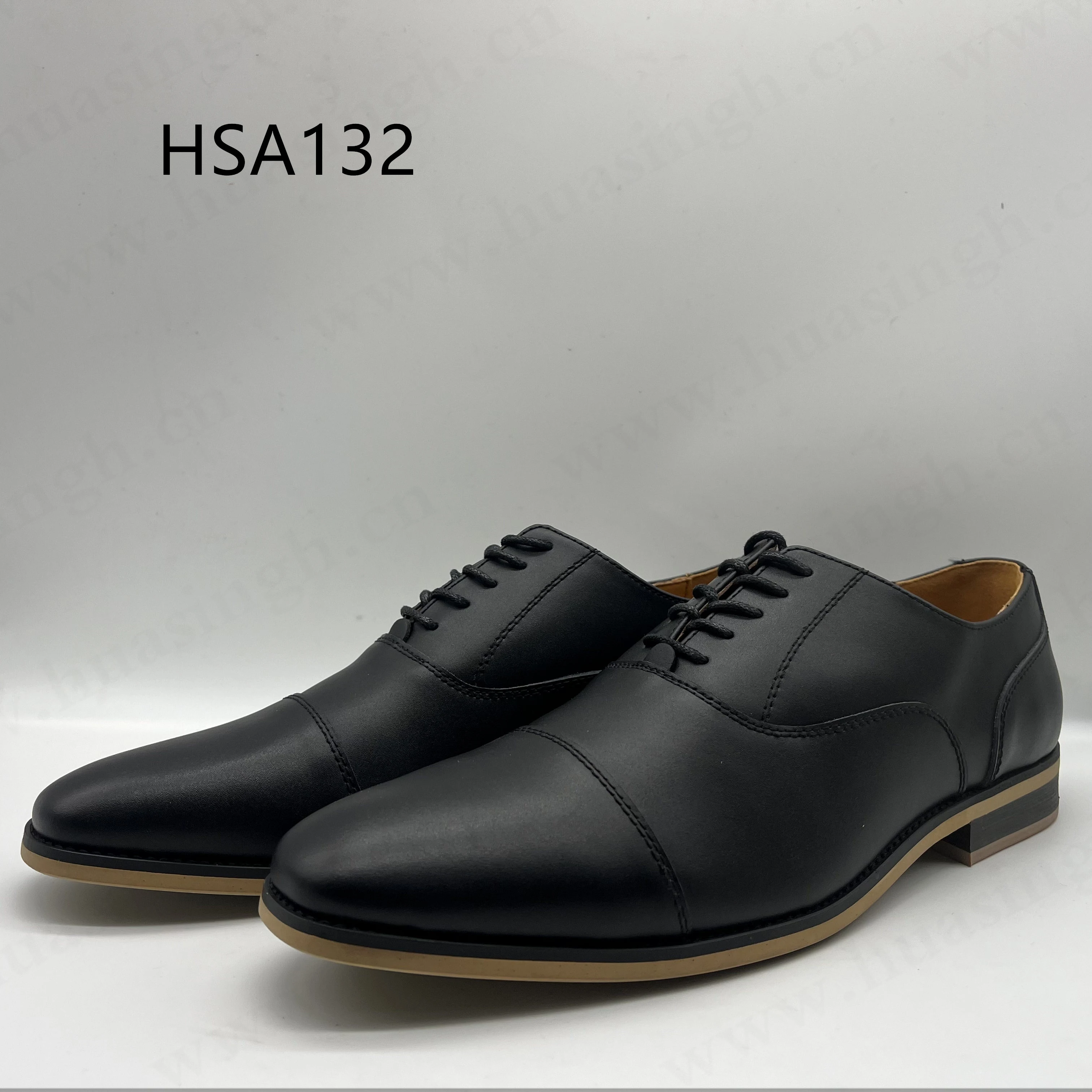LXG,Cambodia Market Anti-odor Point Toe Style Men Dress Shoes Wear Well Wood Grain Rubber Outsole Duty Office Shoes HSA132