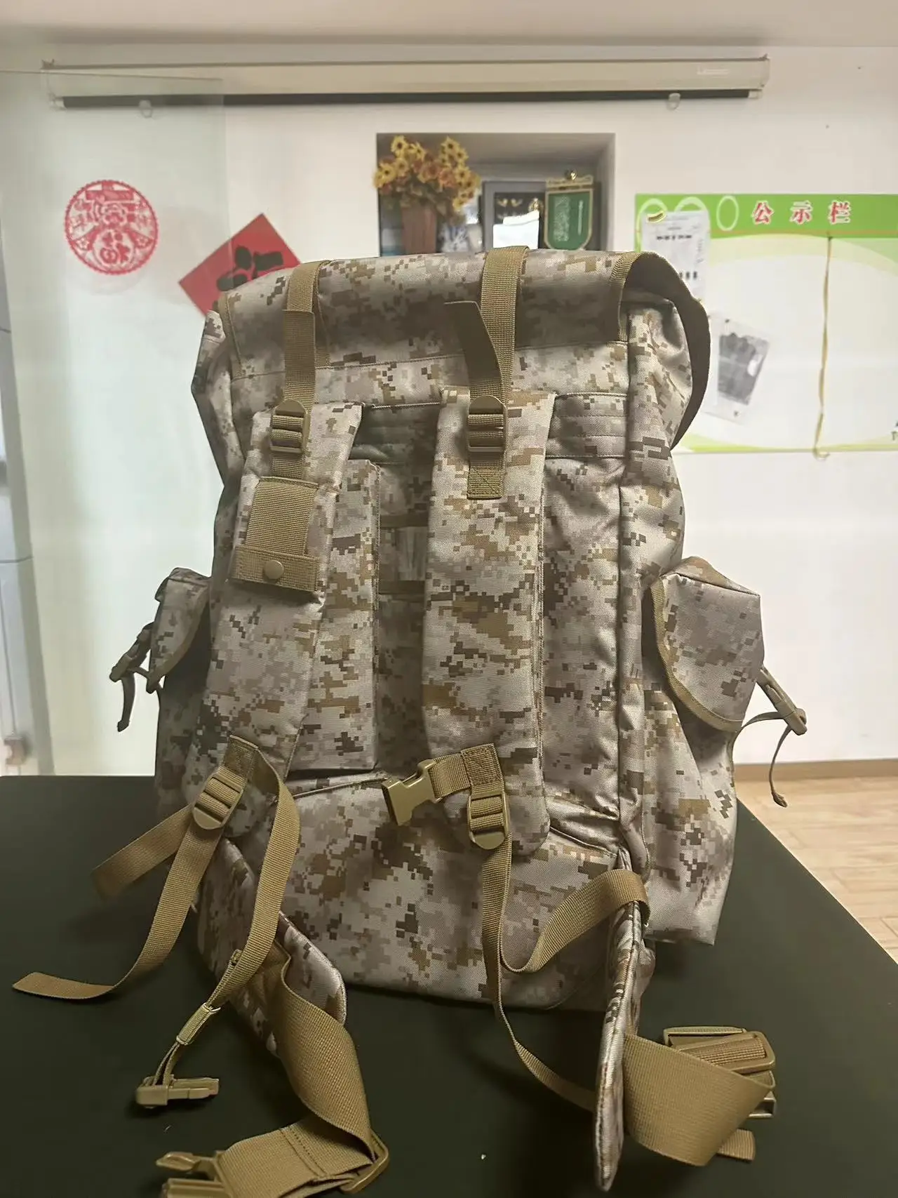 Outdoor knapsack Large Surplus Tactical Backpack Field Pack Desert ...