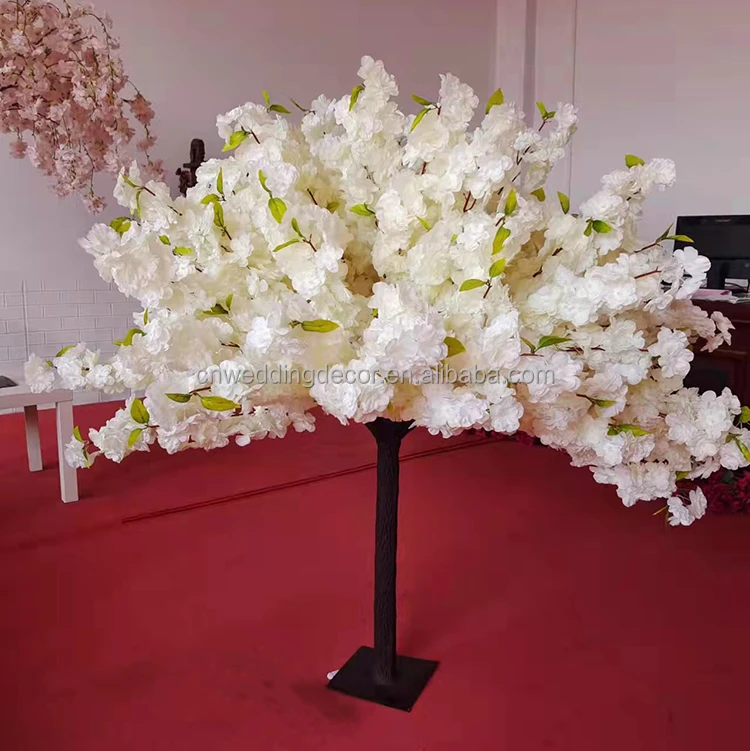 150cm Height White Cherry Blossom Tree Wedding Venue Decoration Cherry Tree Centerpieces For