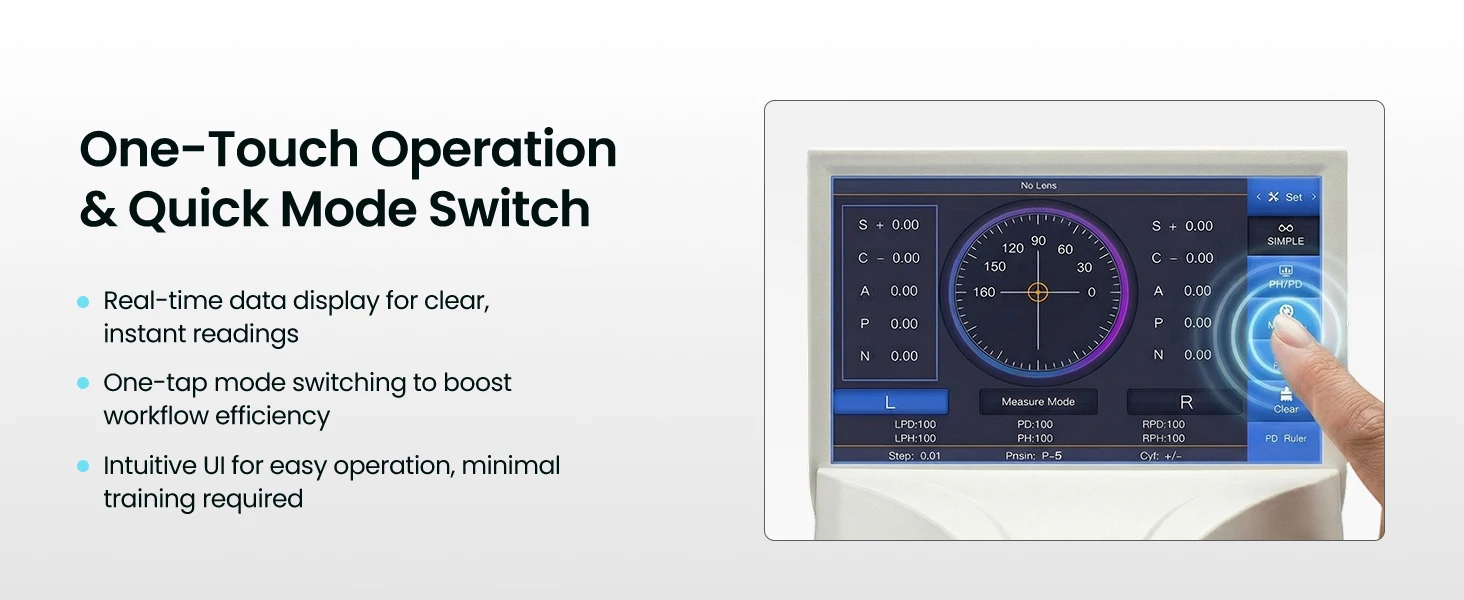Hot Sale Optometry Instruments Automatic Optical Focimeter Lensometer Digital Auto Lens Meter