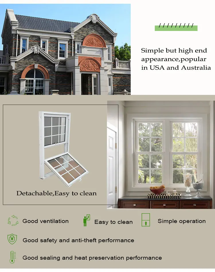 Double Hung Window Opener Vertical Sliding Aluminum Windows Buy