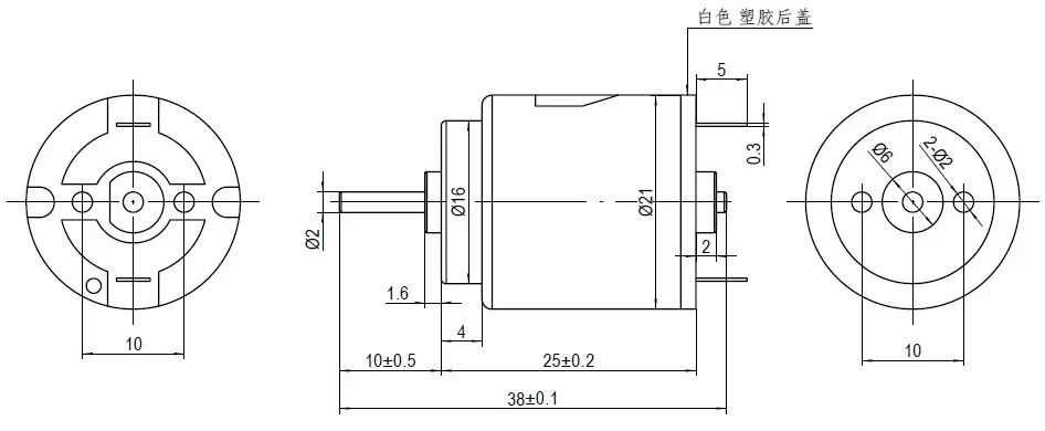 DSD-140 Small voltage  21mm 3V 10000rpm DC Motor factory