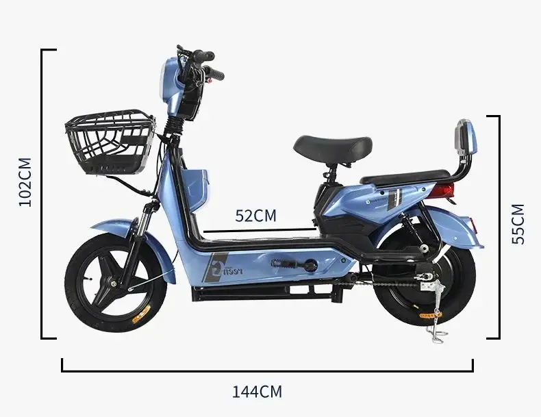 New Design Super Cub Electric Moped Take Away City Bike With EEC COC Ev 48V  Voltage Electric Scooter