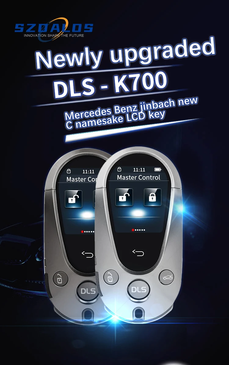 Maybach Key SZDALOS K700 LCD Smart Key - Benz Maybach Style PKE Antenna