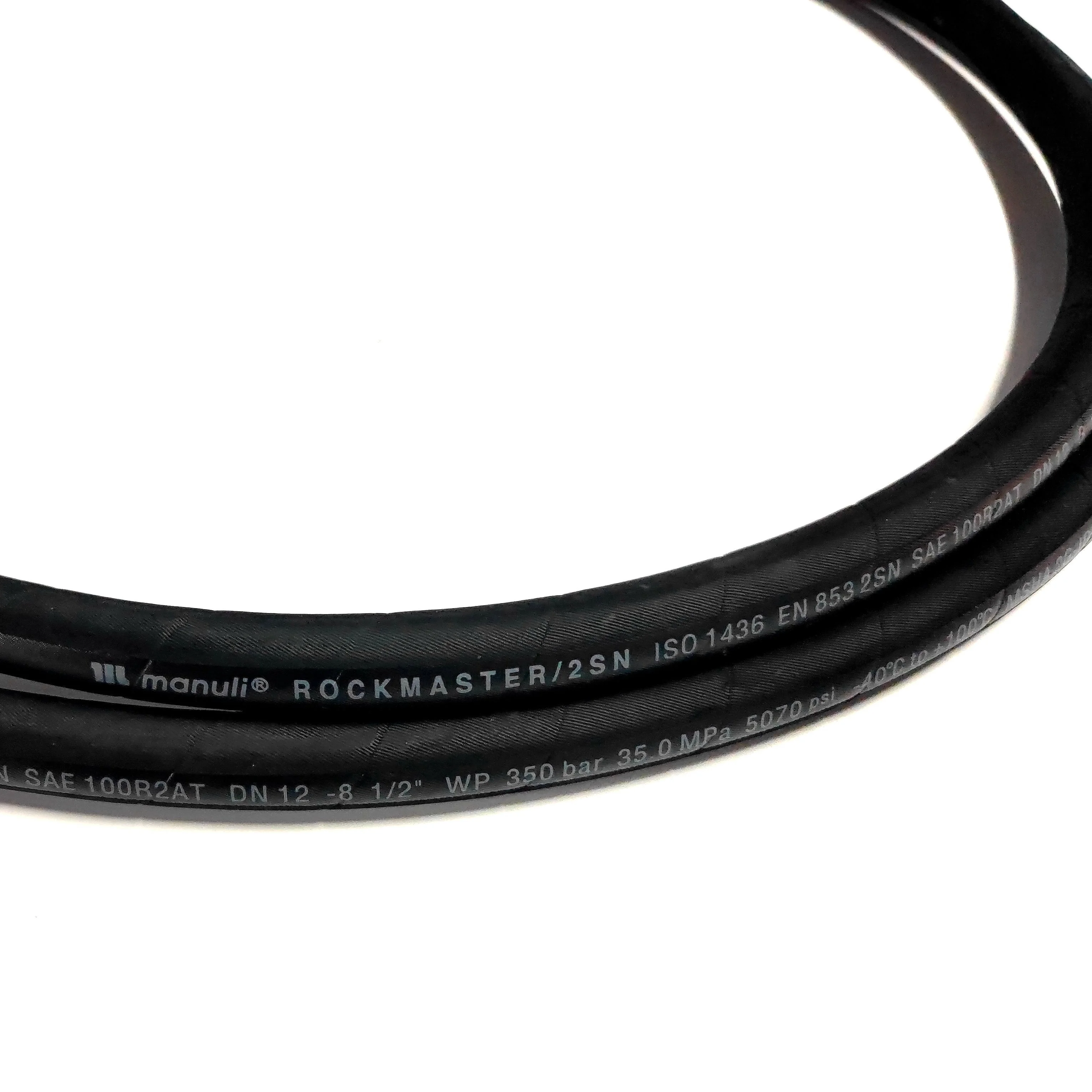 2024 High Quality EN853 2SN SAE 100 R2AT/2SN   Hose Oil Air Water Hydraulic Hose 1/4-6 Inch in Stock